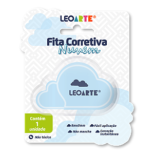 Fita Corretiva Fofa Nuvem 8Mx5MM Correção Instantânea Jocar Office