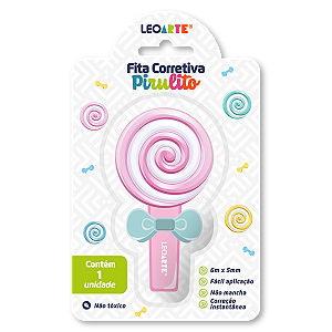 Fita Corretiva Fofa 6Mx5MM Pirulito Food Trends