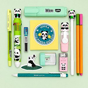 Mini Kit Papelaria Panda