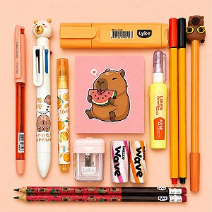 Mini Kit Papelaria Capivara