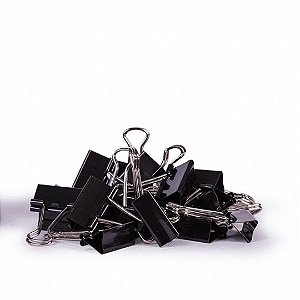 Clips Binder Preto 25mm Lyke