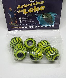 Miçanga do Lek - Mexerica Amarelo Flo