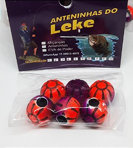 Miçanga do Lek - Sol Laranja/Roxo