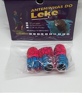 Miçanga do Lek - Tambor Rosa/Azul