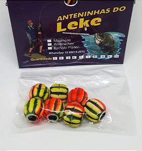 Miçanga do Lek - Carambola Laranja/Amarelo
