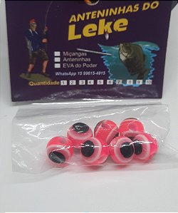 Miçanga do Lek - Olho Grego Rosa