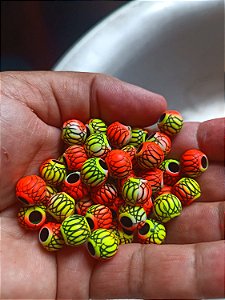 Miçanga do Lek - Mexerica Amarelo/Laranja