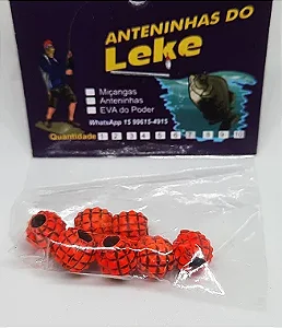Miçanga do Lek - Abacaxi Laranja/Preto