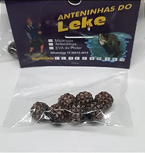 Miçanga do Lek - Abacaxi Marrom/Preto
