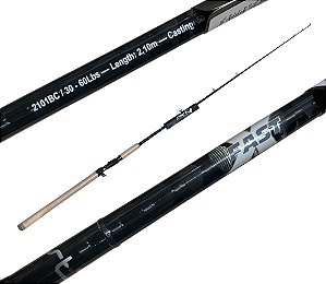 VARA SAINT X FAST 2,10 50lbs Inteiriça LANÇAMENTO - cabo inteiriço de cortiça