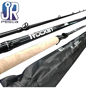 VARA DE PESCA JRPESCA ROCKET  PARA CARRETILHA 2,10M - 2 PARTES