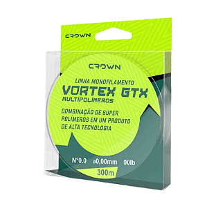 Linha Crown Monofilamento Vortex GTX 300M - 0.40mm