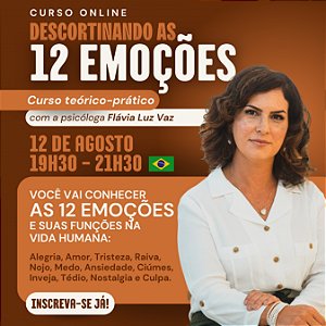CURSO DESCORTINANDO AS 12 EMOÇÕES