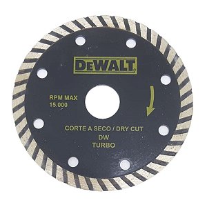 Disco de Corte Seco Diamantado Turbo 105 x 20 mm Dewalt