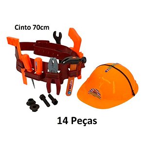 Kit de Ferramentas com Cinto Construtor Intantil
