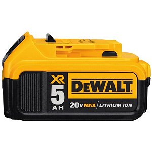 Bateria De Lítio DCB205-B3 de 5.0 Âh 20v Max Para Máquinas da DeWalt