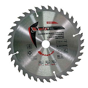 Disco de Serra Circular 36 Dentes para Madeira 7" 14 x 20 mm MTX