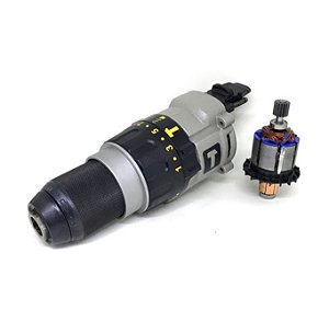 Rotor 18V + Transmissão e Mandril p/ Parafusadeira DCD985 Dewalt