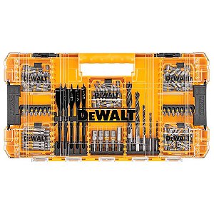 Jogo de 160 Peças de Bits e Brocas Maxfit DWAMF160 DeWalt