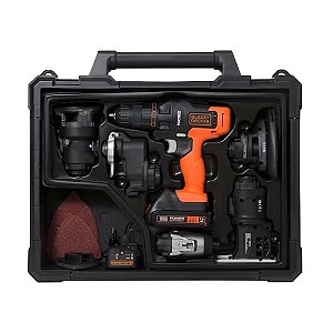 Jogo de Ferramentas 20V MAX com 6 Cabeçotes MTX20K6A-BR Black+Decker