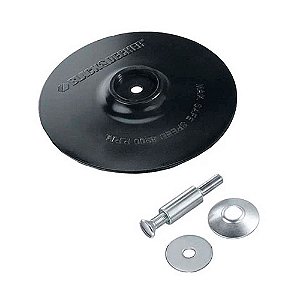 Disco de Borracha 5" com Adaptador Metálico Black+Decker