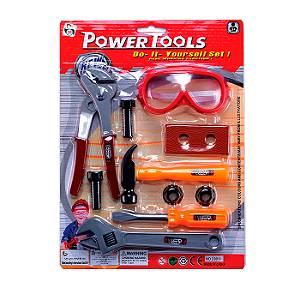 Kit de Ferramentas Infantil Power Tools 3 Modelos