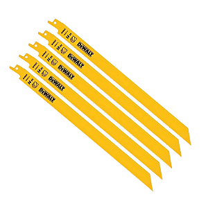 Lâmina Serra Sabre Para Metal 12 C/ 5 Unidades Dw4838 Dewalt