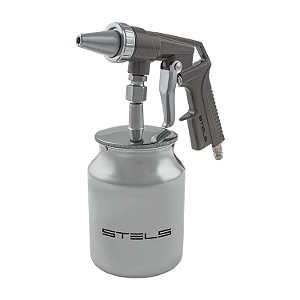 PISTOLA DE 1 LITRO PARA JATEAMENTO TANQUE BAIXO 1/4 - STELS