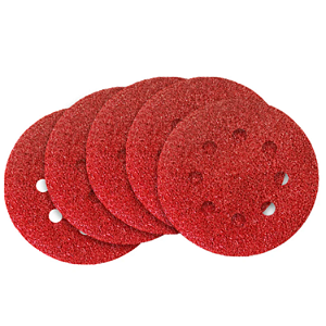 DISCO DE LIXA COM VELCRO PERF. 125MM GRAO 100 C/ 5 PCS - MTX