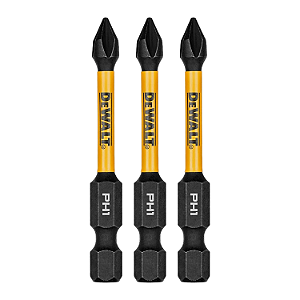 Kit 3 Bits Phillips PH1 x 50mm Flextorq DWAF2PH1IR3 Dewalt