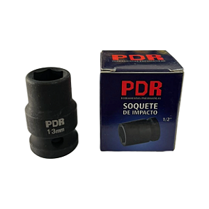 Soquete de Impacto 1/2" Sext. 13mm Curto 38mm PRO1213C - PDR