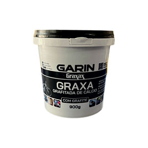 Graxa Cálcio Cinza Grafitada GARIN 900gr Uso Geral LGCG-900