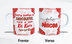 Caneca de Cerâmica - Páscoa Chocolates