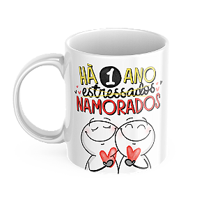 Caneca de Cerâmica - Flork Namorados