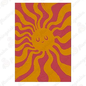 Pôster Sol Retrô