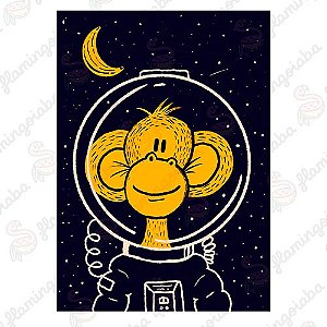 Pôster Macaco Astronauta