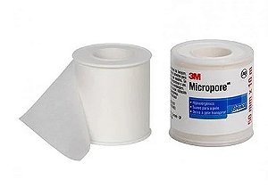Fita Micropore 50mm x 10mt Branca - 3M