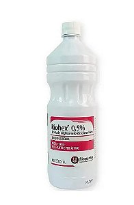 Clorexidina 0,5% Alcoólica Riohex 1 Litro - Rioquímica