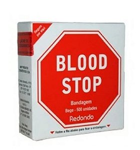Curativo Redondo Blood Stop Bandagem C/ 500 Unidades - AMP