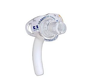 Cânula de Traqueostomia Flexível Shiley 8.0 Sem Balão / Reutilizável (Tapeguard) 7UN80R - Covidien