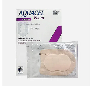 Curativo Aquacel Foam Adhesive Estéril 19.8cm x 14cm Unidade - Convatec