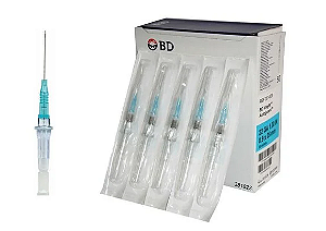 Cateter Insyte Autoguard Intravenoso 20GA x 1,16 C/ 50 Unidades - BD
