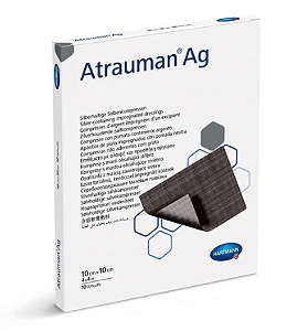 Curativo Cobertura Atrauman AG Silver 10cm x 10cm Unidade - Hartmann