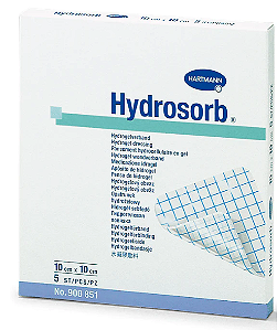 Curativo Gel de poliuretano absorvente 10cm x 10cm Hydrosorb Unidade - Hartmann