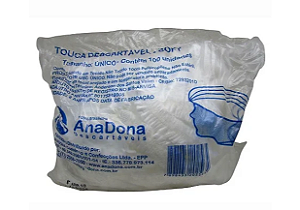 Touca Descartável Soft C/ 100 Unidades - Anadona