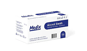 Álcool Swab em Sache C/ 100 Unidades - Medix