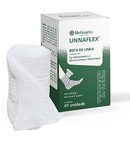 Bandagem Bota de Unna 10,2cm x 9,14m Unna Flex - Helianto