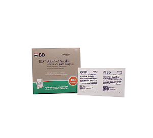Alcool Swabs Sachês C/ 100 Unidades - BD
