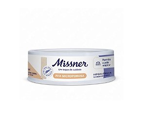 Fita Micropore 1,2cm x 4,5m Bege - Missner