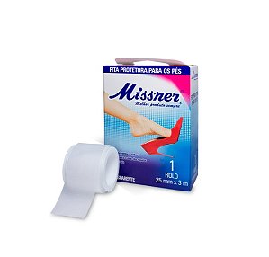 Fita Protetora para os Pés Missner 2,5cm x 3m Unidade - Missner